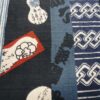 tissu japonais bandes bleues