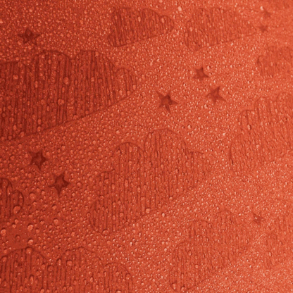 Tissu imperméable softshell Corail double face avec motif apparaissant avec l'eau - 20 cm