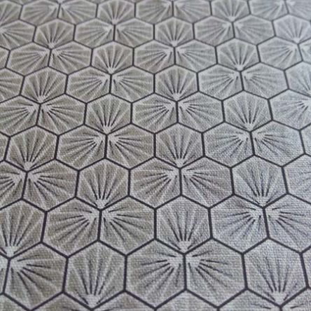 tissu motif trefle