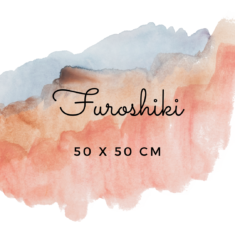 Furoshikis carrés 50 x 50 cm
