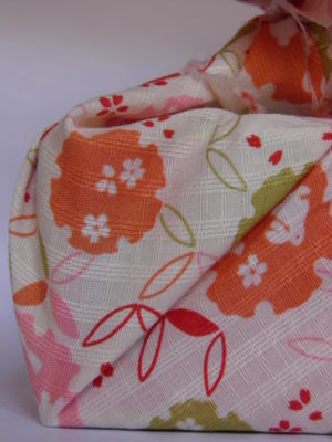 furoshiki lapin emballage tissus
