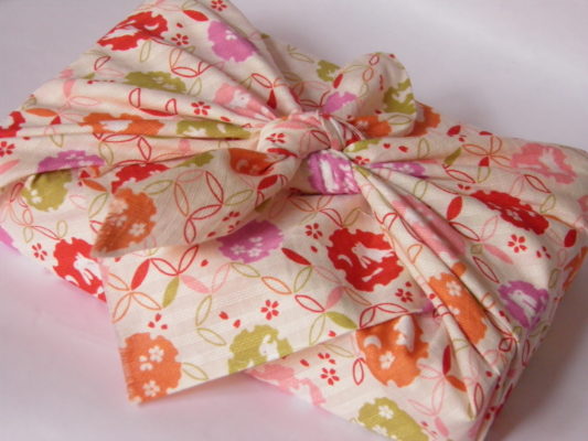 furoshiki lapin emballage tissus