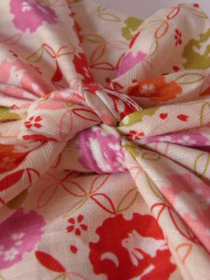 furoshiki lapin emballage tissus