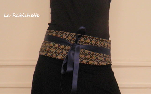 ceinture tissu japonais