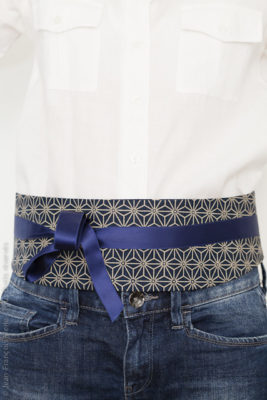 ceinture tissu japonais