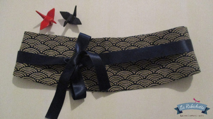 ceinture tissu japonais