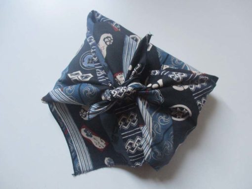 furoshiki bandes bleues