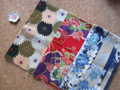 3 coupons Tissu japonais 50 * 55cm - (lot2)