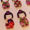 bouton kokeshi bois