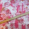 coupon tissu japonais rose