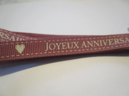 Ruban Joyeux anniversaire - 50 cm