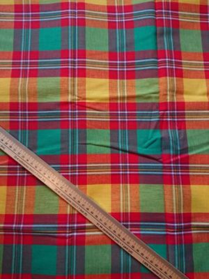 madras jaune vert